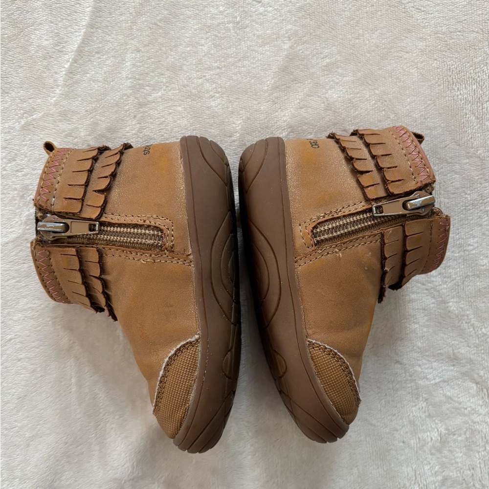 Stride Rite light brown Bianca bootie toddler size 5 - Picture 4 of 6